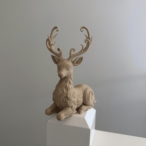 Mystic Deer | Elegant Fantasy 3D Printed Figurine | Magical Woodland Decor