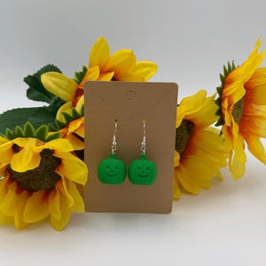 Jack-O-Lantern Dangle Earrings