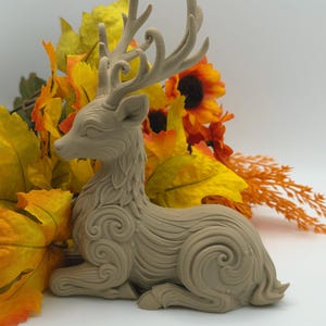 Mystic Deer | Elegant Fantasy 3D Printed Figurine | Magical Woodland Decor