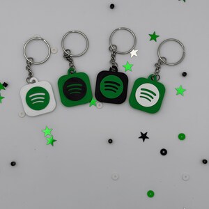 Spotify 3D Printed NFC Keychain