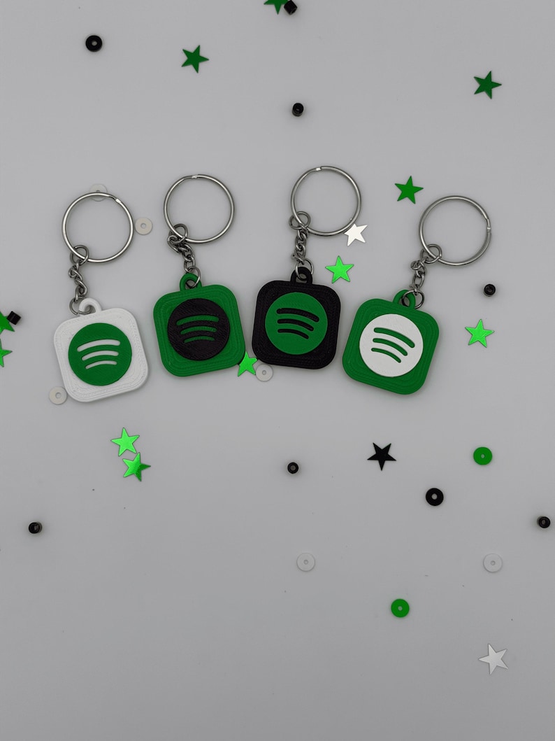 Spotify 3D Printed NFC Keychain