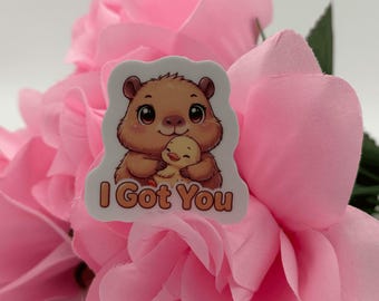 Hamster-eendje sticker | I Got You Kawaii vinyl sticker