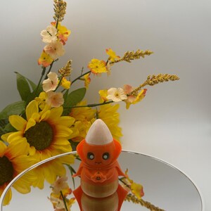 Candy Corn Vampire Figure – 3D Printed Halloween Decor