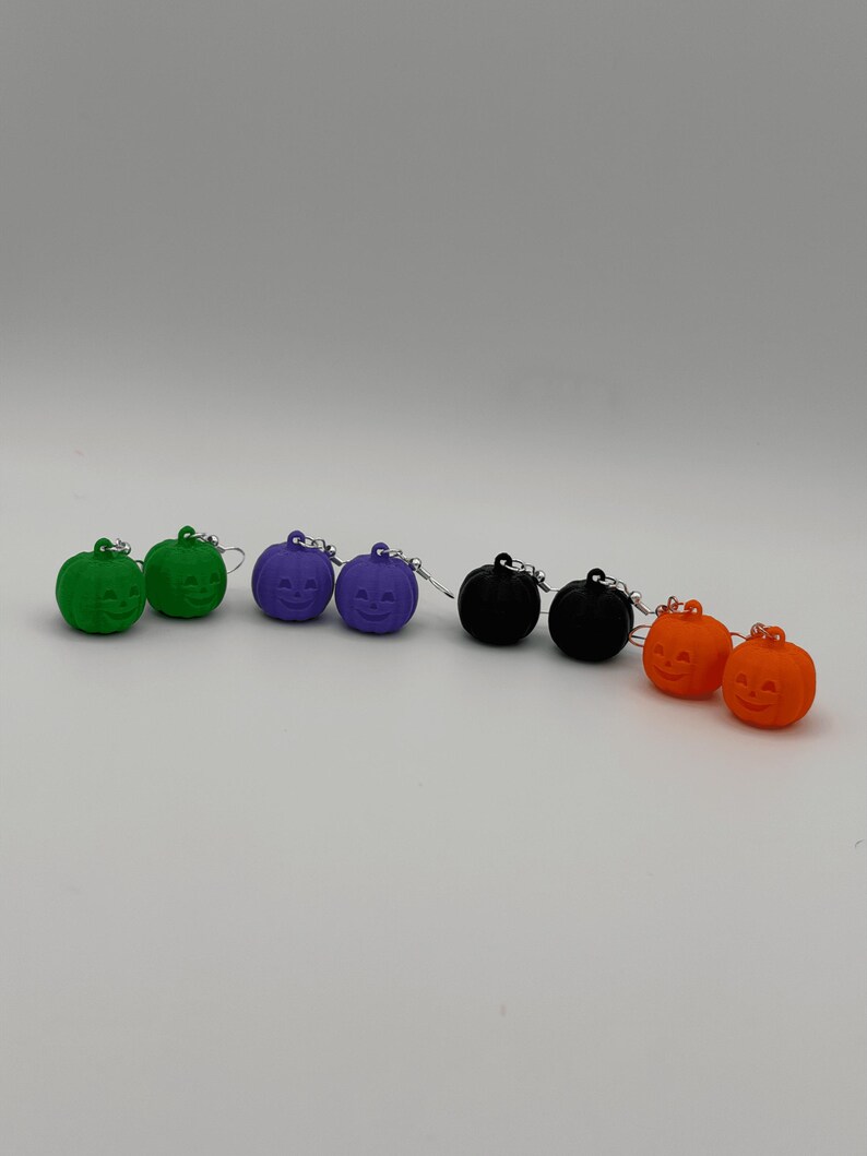 Jack-O-Lantern Dangle Earrings