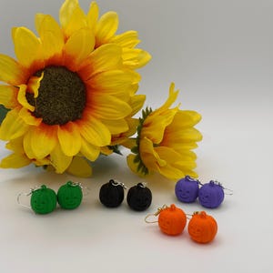 Jack-O-Lantern Dangle Earrings
