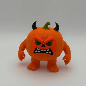 Pumpkin Monster Figurine Halloween 3D Printed Decor