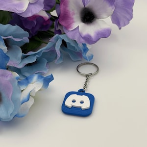 Discord NFC Keychain 3D Printed Key Ring