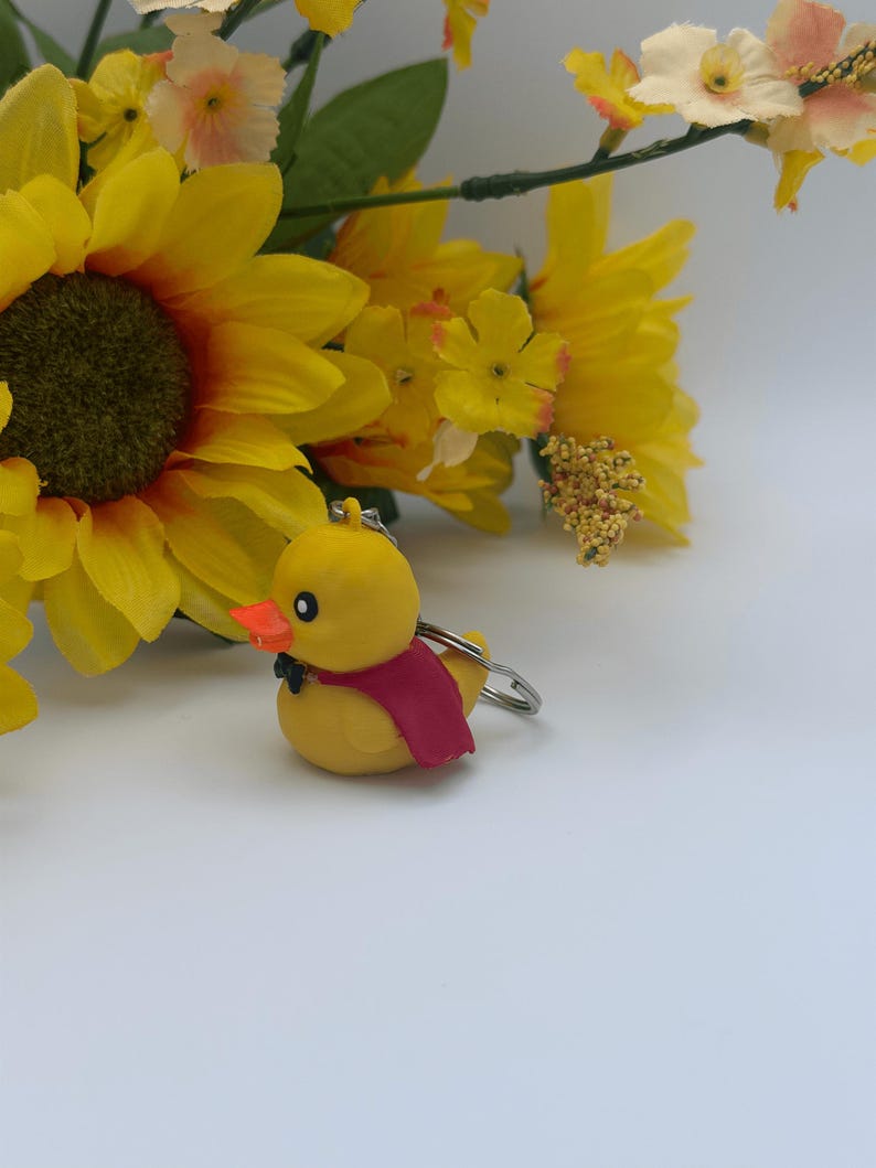 Vampire Duck 3D Printed Keychain