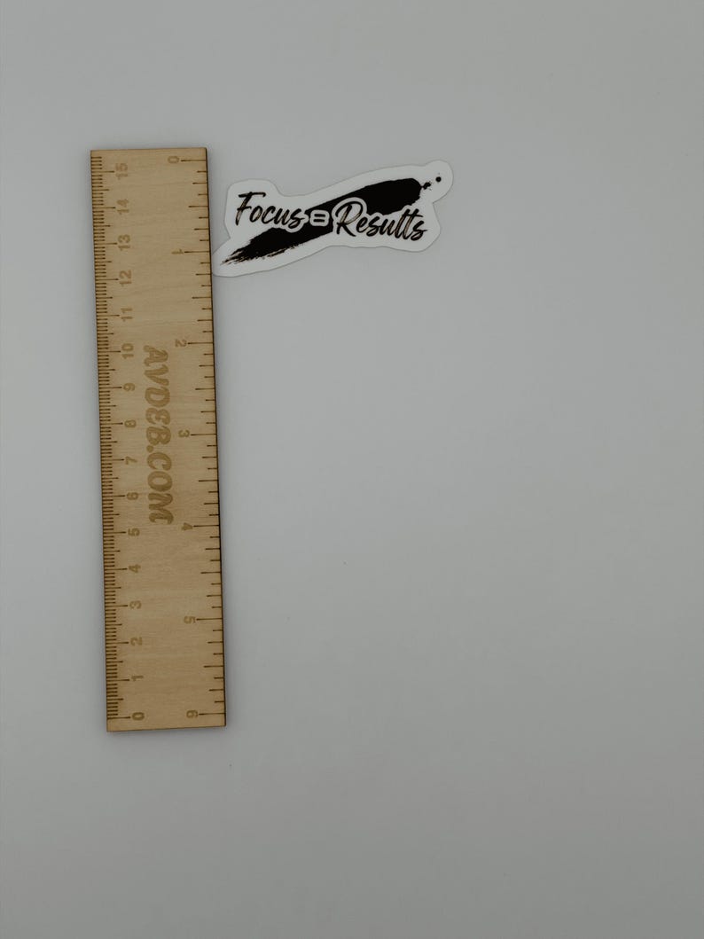 Focus Results Motivational Vinyl Sticker