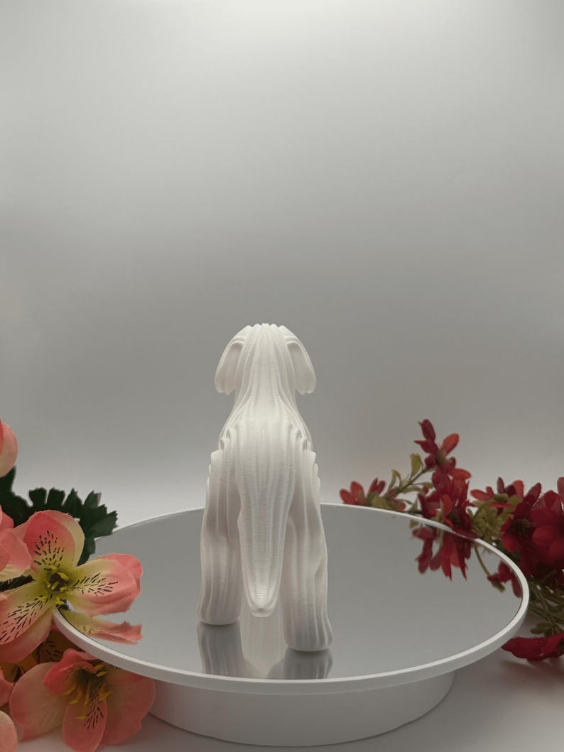3D Printed Dog Statue Figurine, Modern Decor, Dog Lover Gift, Pet Lover Home Accent