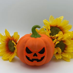 Jack O Lantern Pumpkin Figurine Halloween Decor