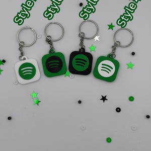 Spotify 3D Printed NFC Keychain