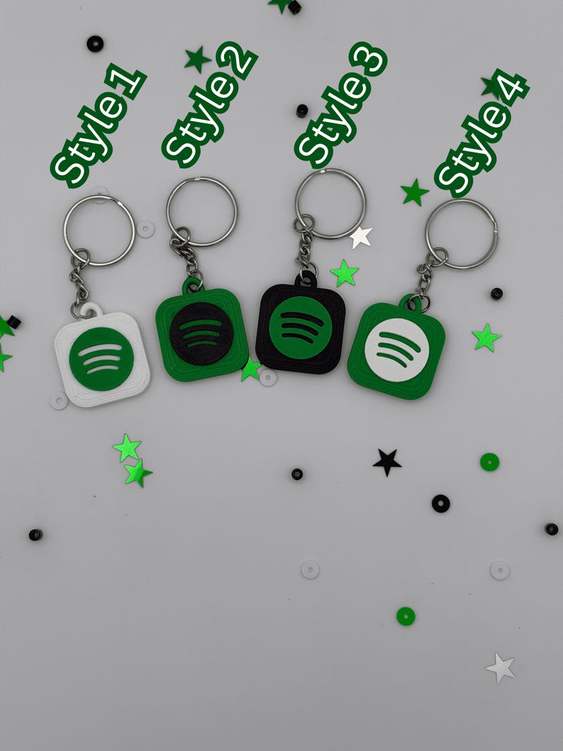 Spotify 3D Printed NFC Keychain