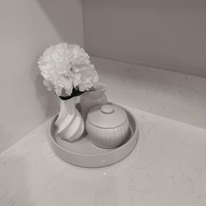 Modern Organic Sculptural Vase – Minimalist Contemporary Home Decor