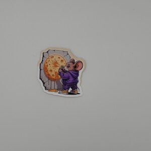 Graffiti Mouse Moon Sticker
