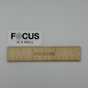 Focus Is a Skill Vinyl Sticker