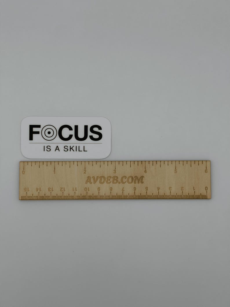 Focus Is a Skill Vinyl Sticker