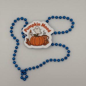 Pumpkin Mood Ghost Vinyl Sticker