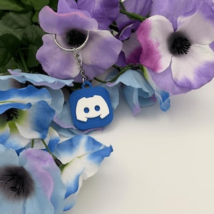 Discord NFC Keychain 3D Printed Key Ring