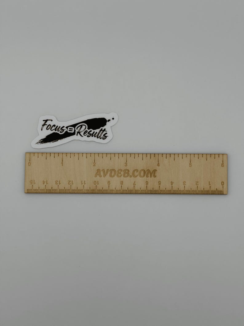 Focus Results Motivational Vinyl Sticker