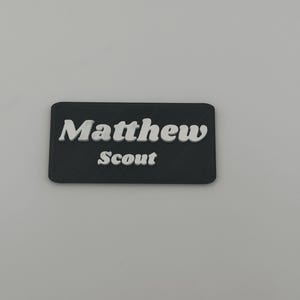 Custom 3D Printed Name Badge – Personalized Name Tag