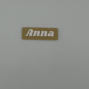 Custom 3D Printed Name Badge – Personalized Name Tag