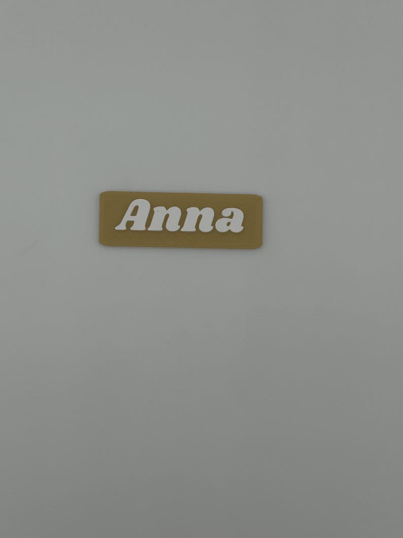 Custom 3D Printed Name Badge – Personalized Name Tag