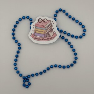 Just One More Chapter Book Stack Vinyl Sticker