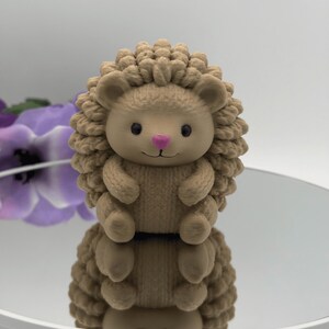 Cute Hedgehog – Hand-Painted 3D Printed Figurine