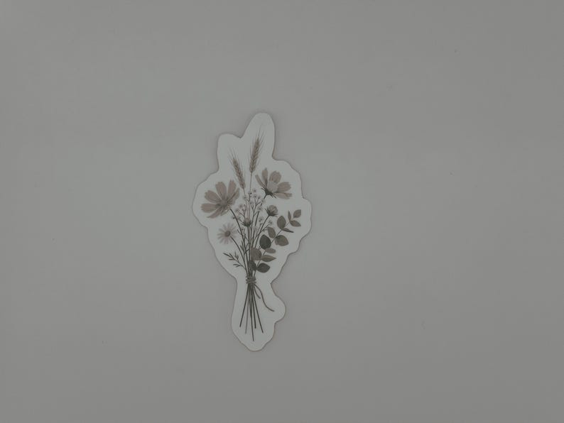 Wildflower Bouquet Sticker Cottagecore Floral Decal