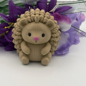 Cute Hedgehog – Hand-Painted 3D Printed Figurine