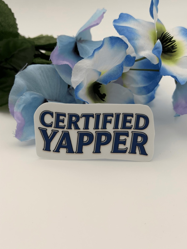 Certified Yapper Text Sticker