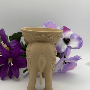 Elephant Jewelry Holder Bowl – 3D Printed PLA Ring Dish, Cute Desk Decor & Trinket Tray