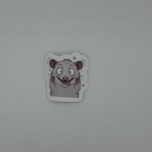 Cute Possum Sticker Funny Cartoon Animal Decal