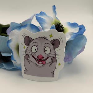 Cute Possum Sticker Funny Cartoon Animal Decal