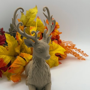 Mystic Deer | Elegant Fantasy 3D Printed Figurine | Magical Woodland Decor