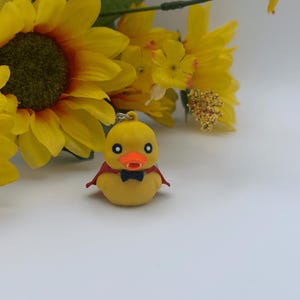 Vampire Duck 3D Printed Keychain