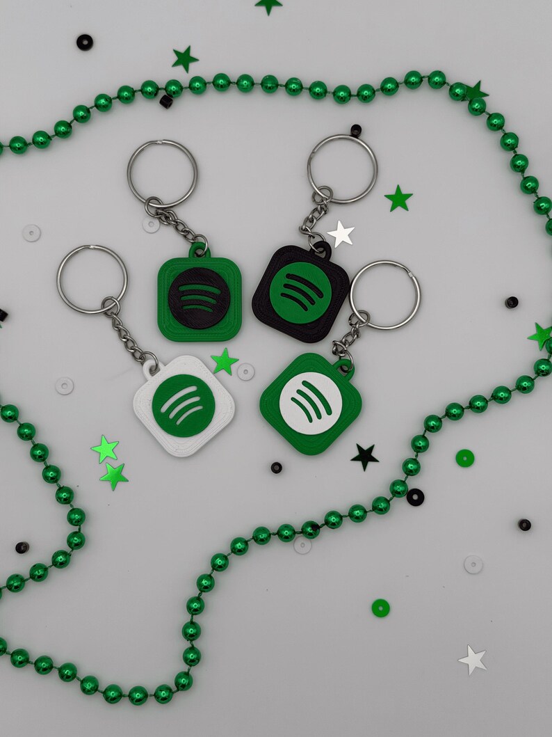 Spotify 3D Printed NFC Keychain