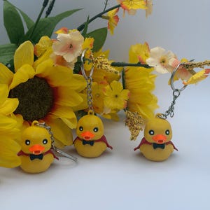 Vampire Duck 3D Printed Keychain