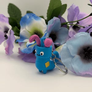 Mischief Sock Monster - 3D Printed PLA Keychain & Purse Charm