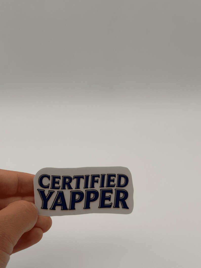 Certified Yapper Text Sticker