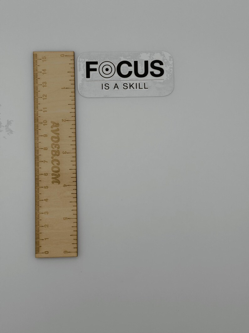 Focus Is a Skill Vinyl Sticker