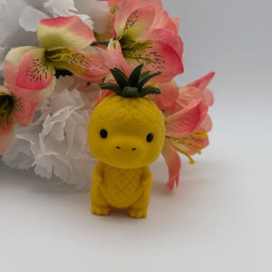 Pineapple Dino 3D Printed Figure – Hand-Painted PLA Collectible