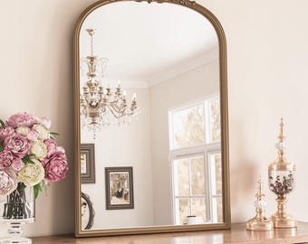 Arched Decorative Wall Mirror 20x30, Modern Bathroom Entryway Home Decor
