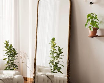 Oversized Arched Full Length Mirror: Standing Floor Mirror, Wall Mounted, Modern Home Decor