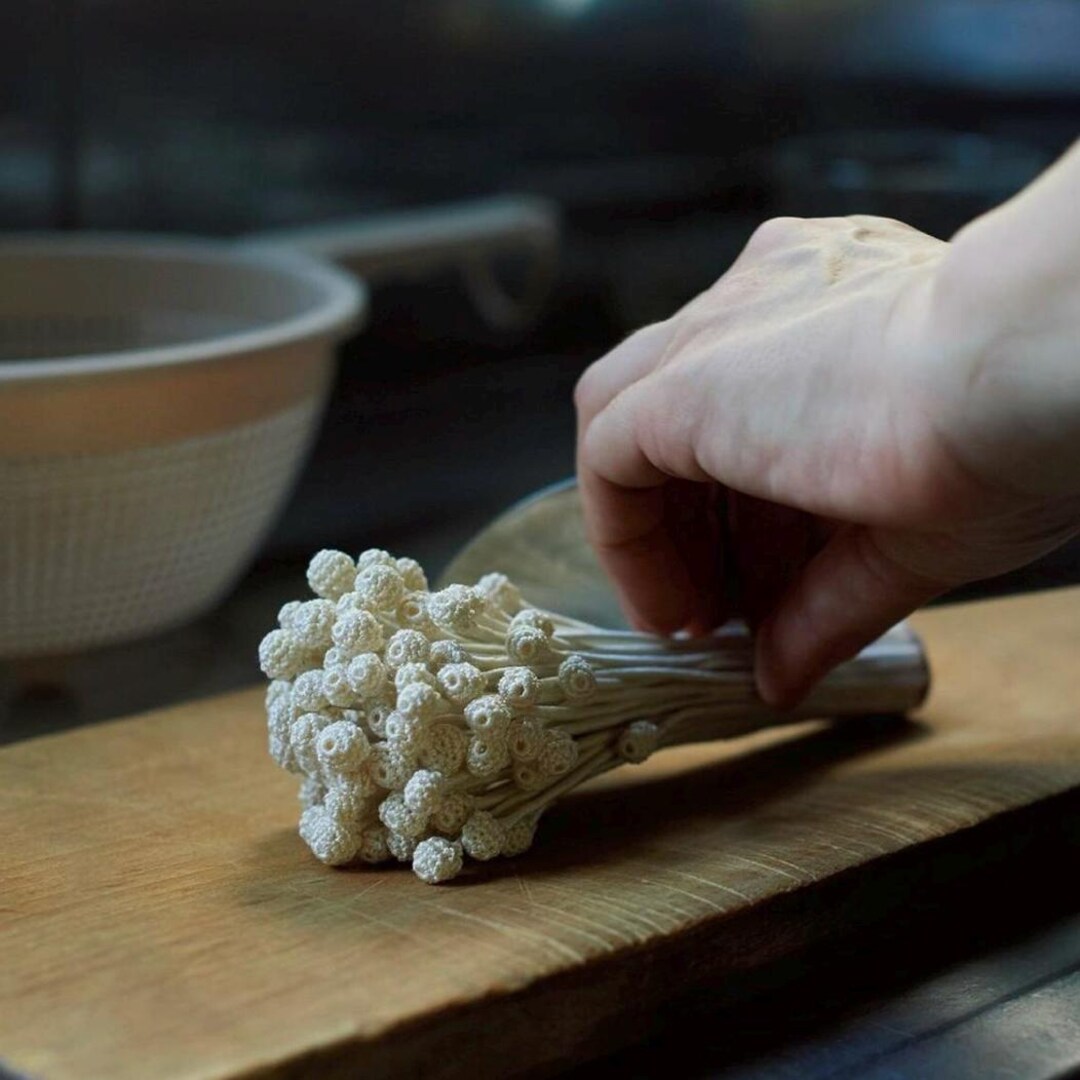 Enoki Mushroom Crochet Pattern | Amigurumi, English Instructions ...