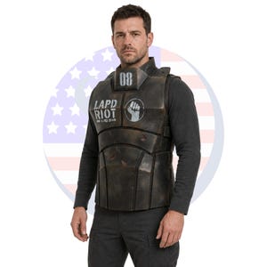 NCR Ranger Front Armor Cosplay, Fallout New Vegas Handmade Tactical Vest, NCR Ranger Costume, Fallout Cosplay Front Chest Armor image 4