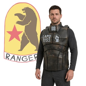 NCR Ranger Front Armor Cosplay, Fallout New Vegas Handmade Tactical Vest, NCR Ranger Costume, Fallout Cosplay Front Chest Armor