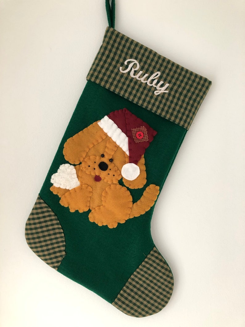 Dog Stocking Stocking for Dog Dog Christmas Stocking Etsy