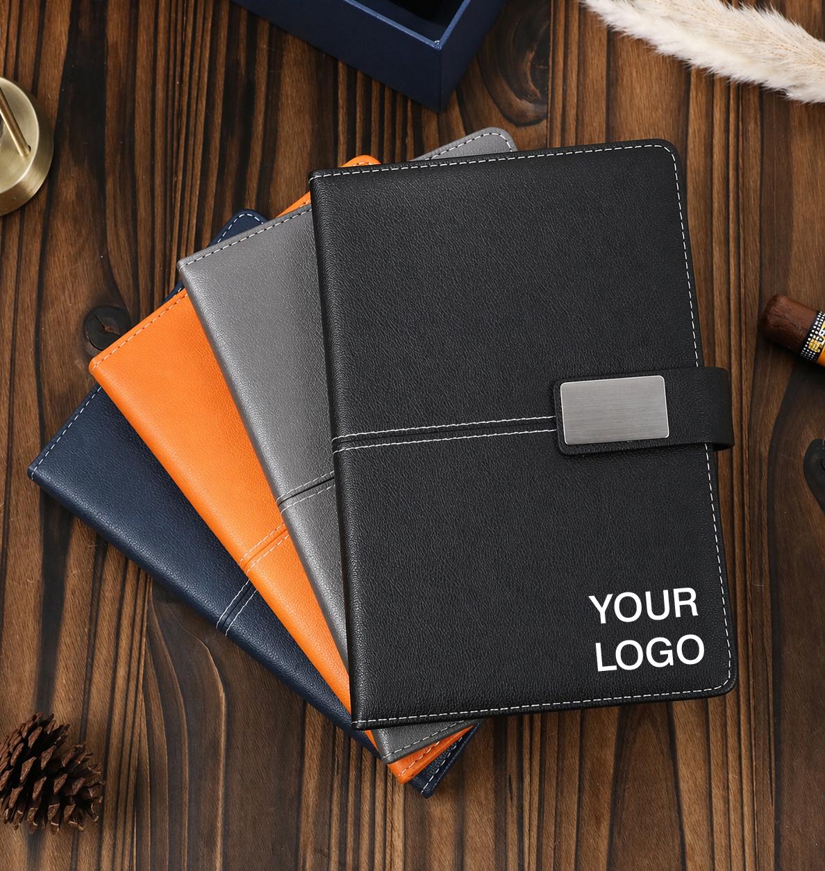 Custom Logo Notebook Gift Set, Personalized Corporate Journal With Pen ...
